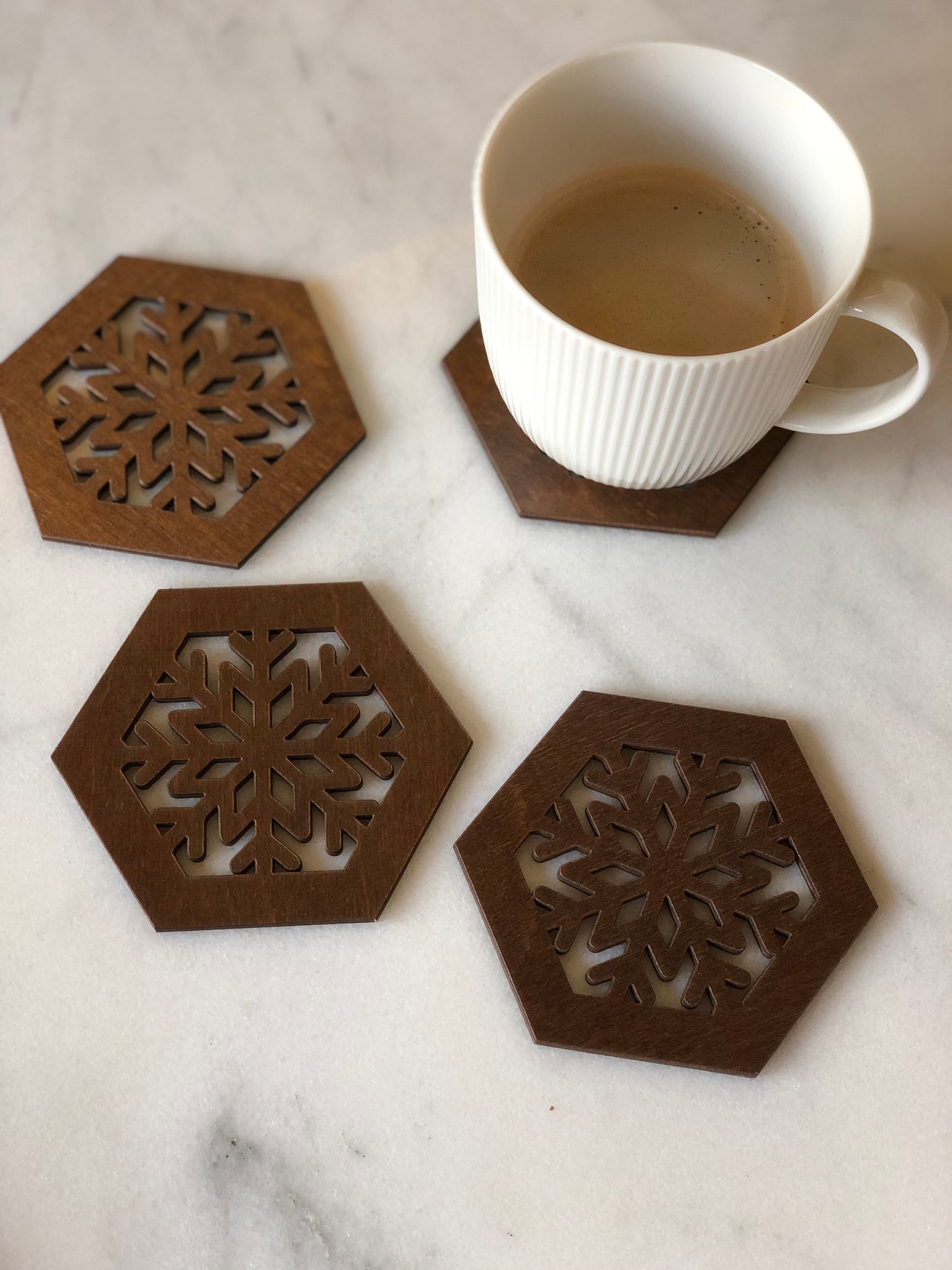 Special snowflake coasters