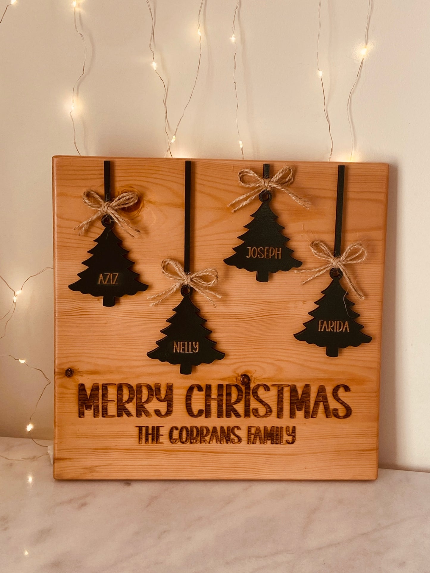 Family Trees Plaque