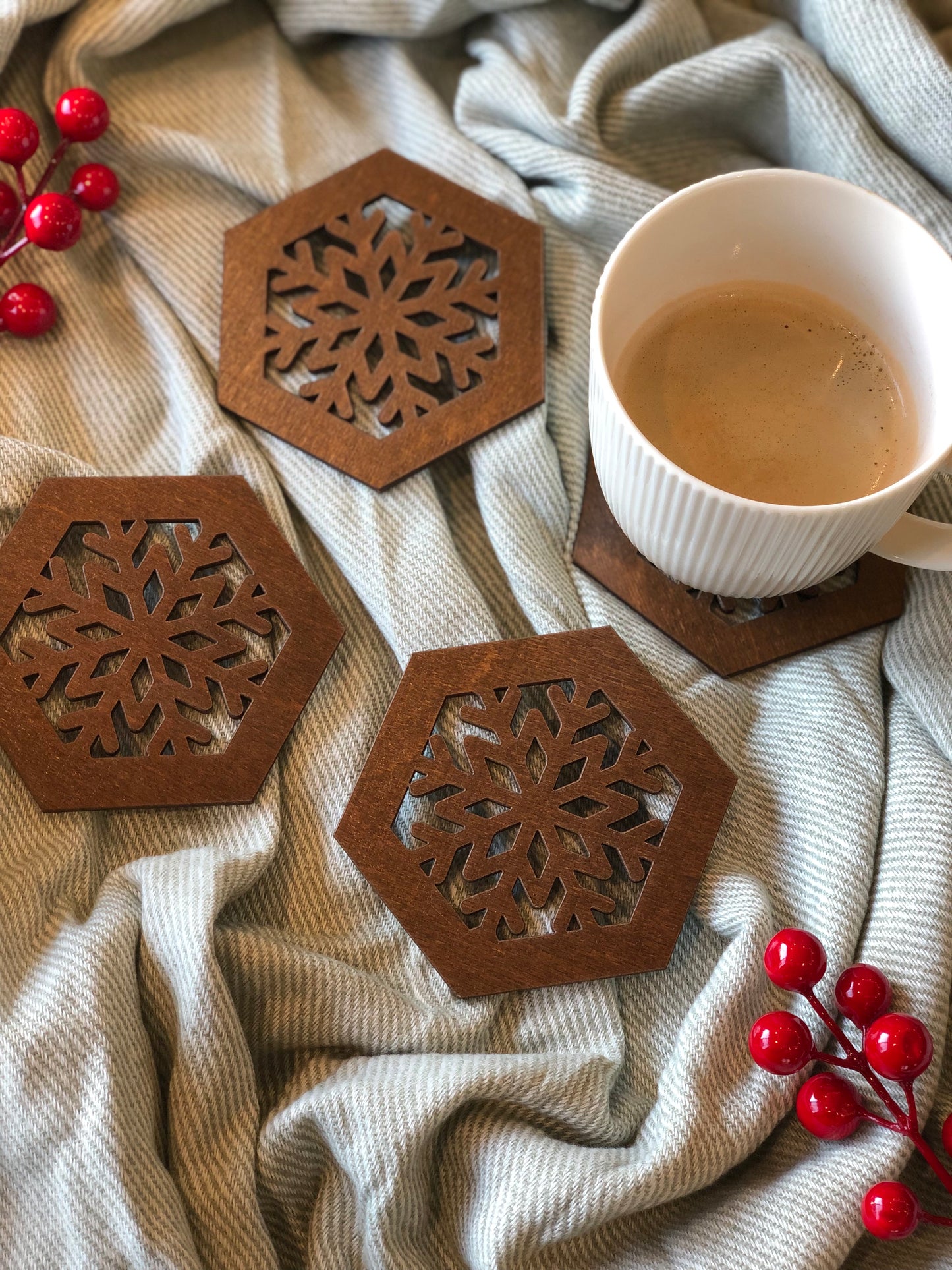 Special snowflake coasters