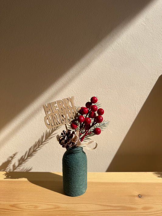 Holiday Cheer Vase