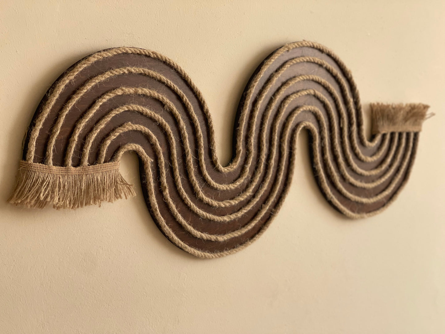 Twirls of brown