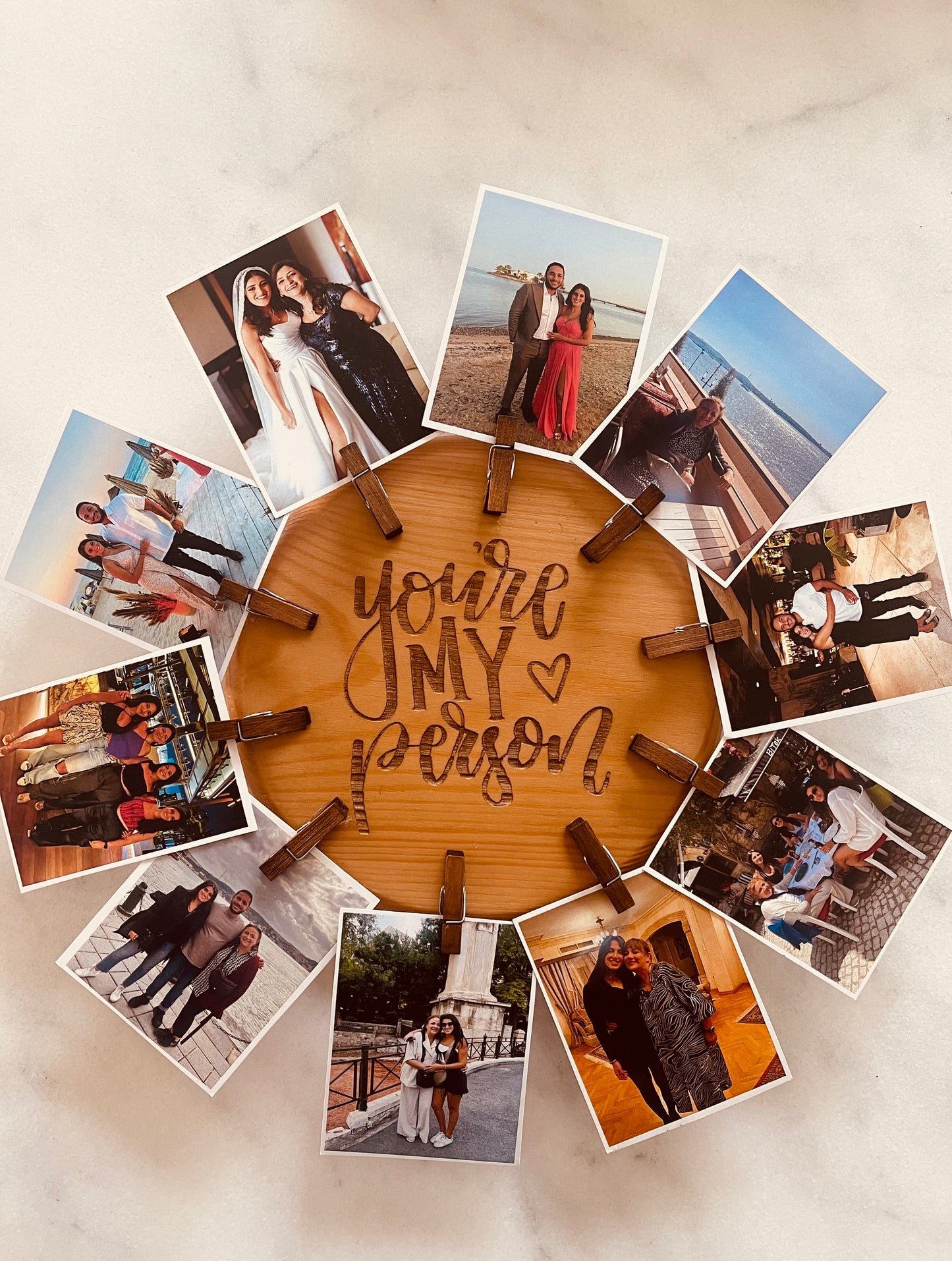 Round Wooden Hanger