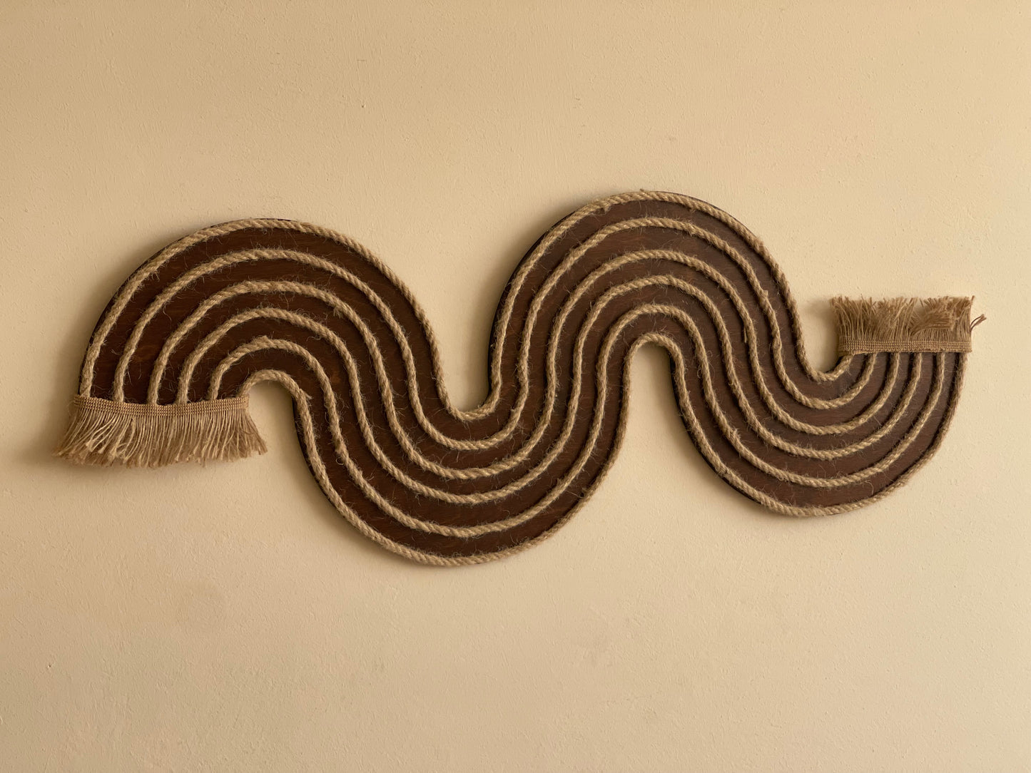 Twirls of brown
