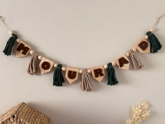 Name & knots Garland