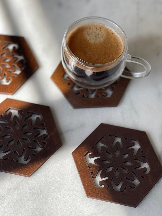 Special snowflake coasters