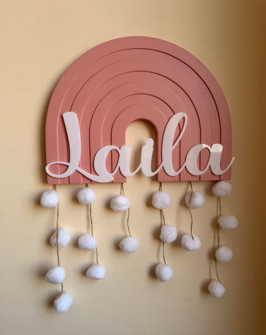 Pom-pom Rainbow Name
