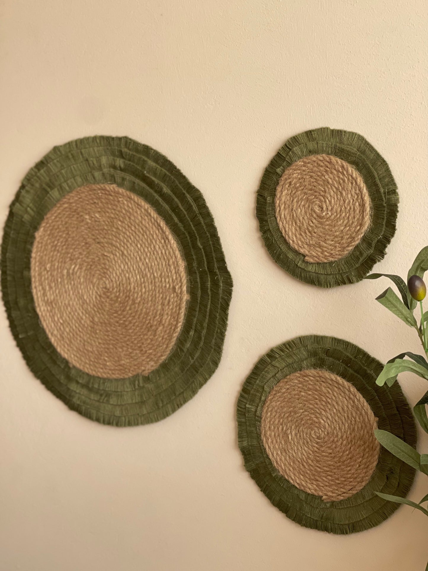 Olive & Jute twists Set