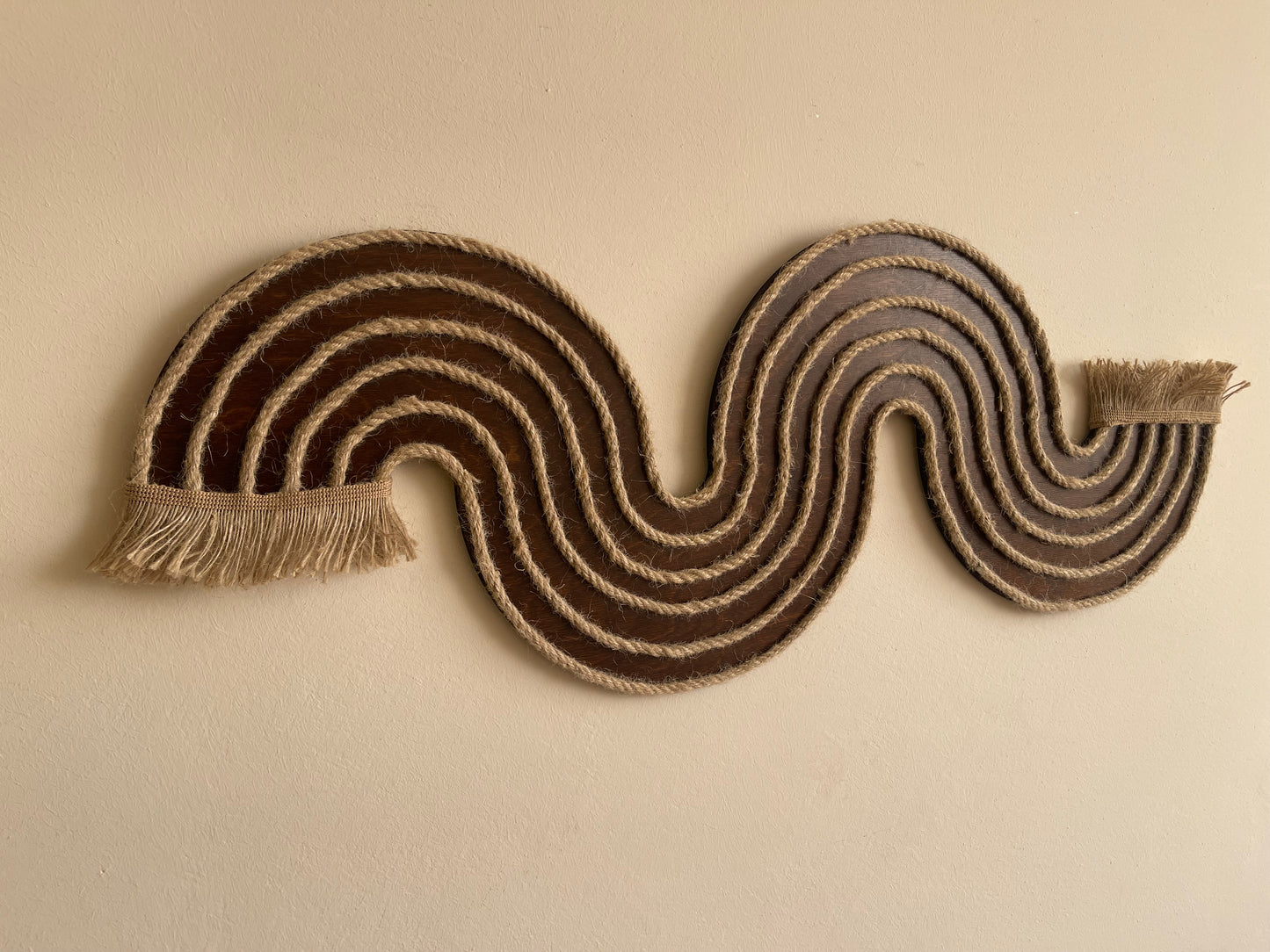 Twirls of brown