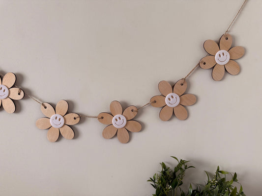 Smiley Blooms Garland