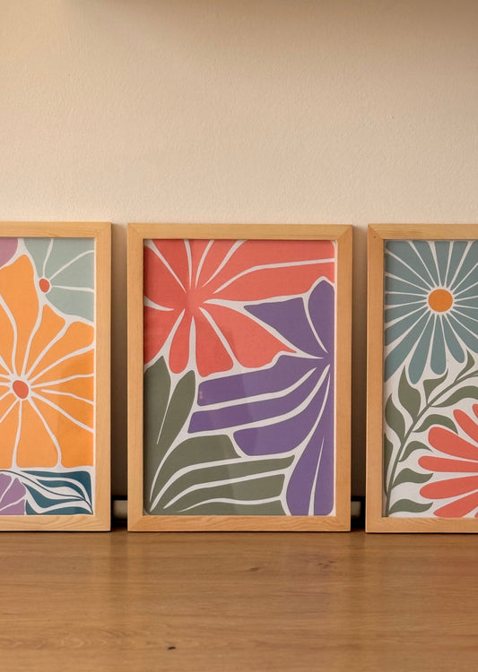 Bloom & Color Frames | Single Prints