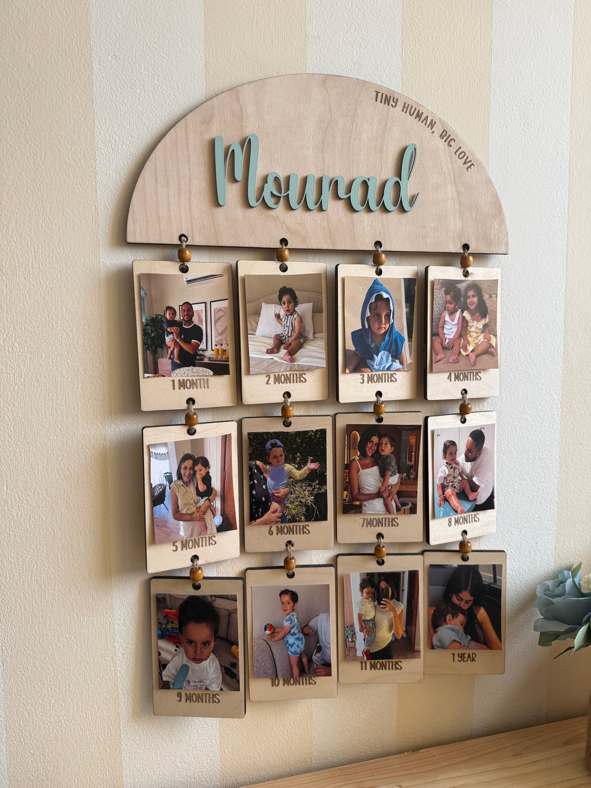 Growing Moments – Baby Milestone Photo Display