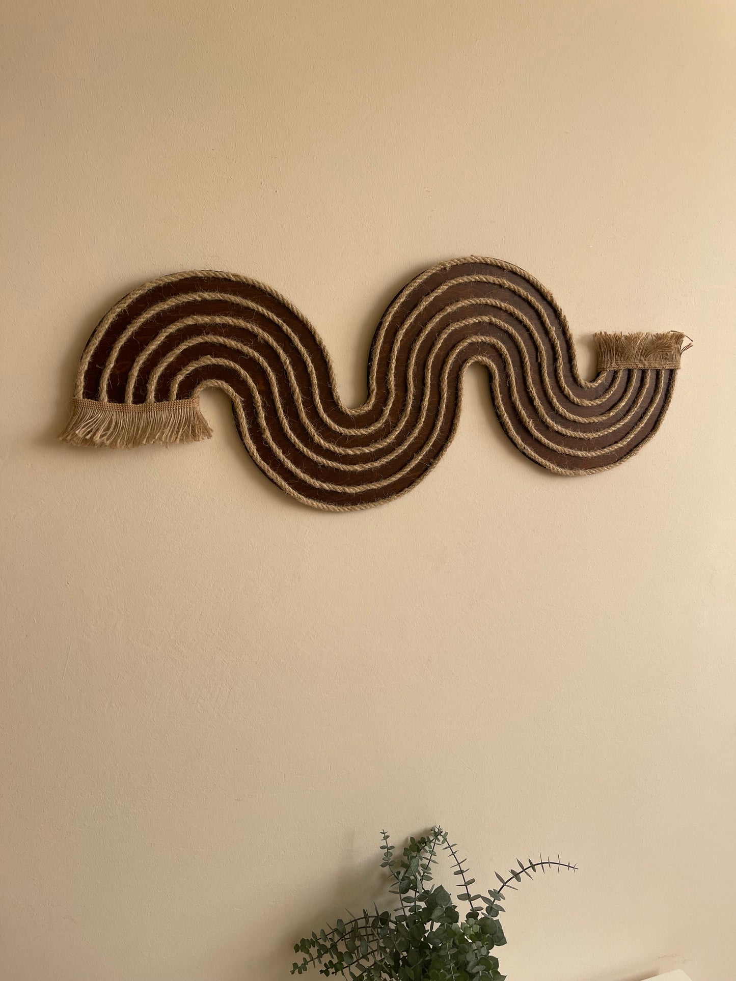 Twirls of brown