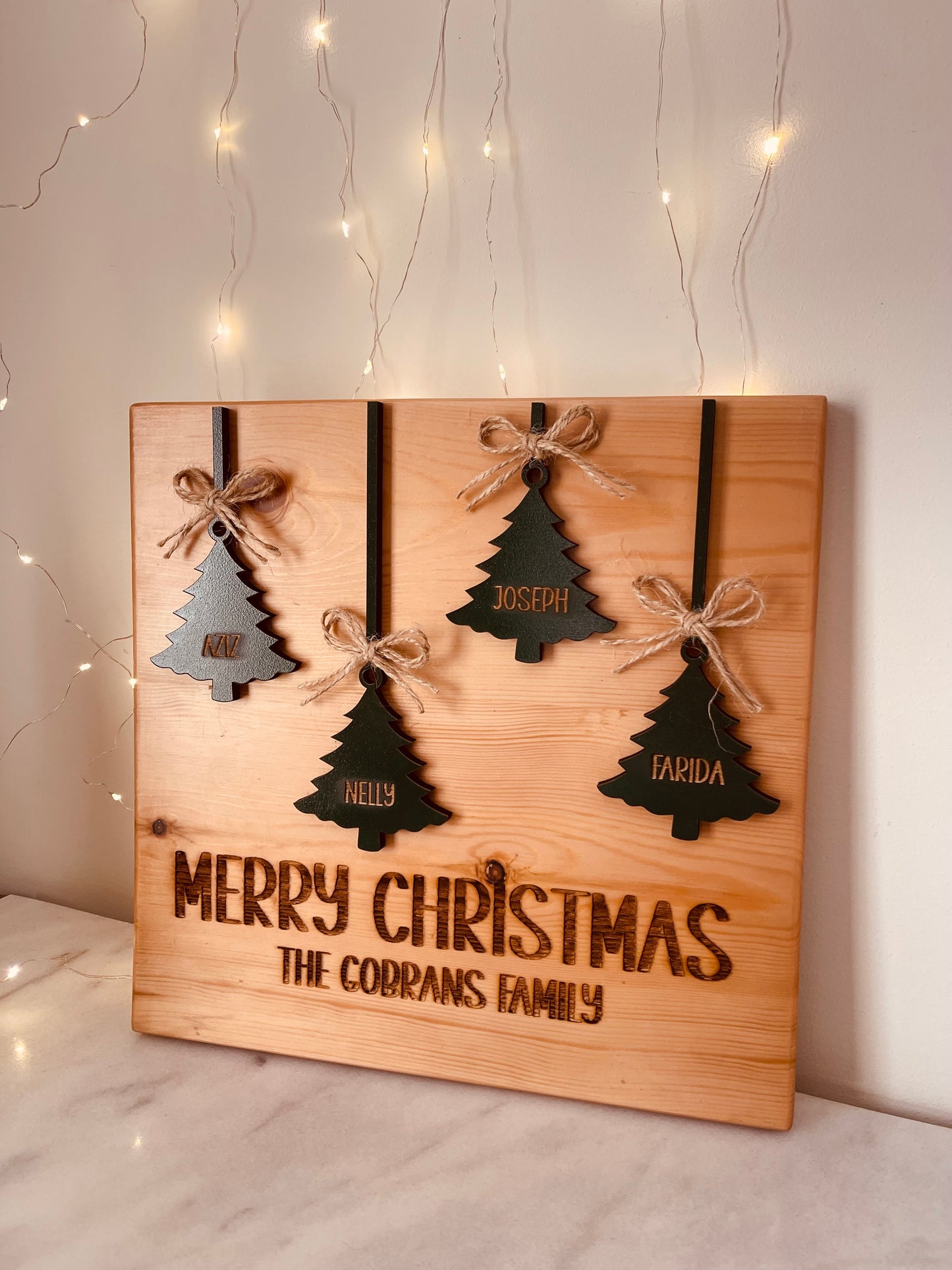 Family Trees Plaque