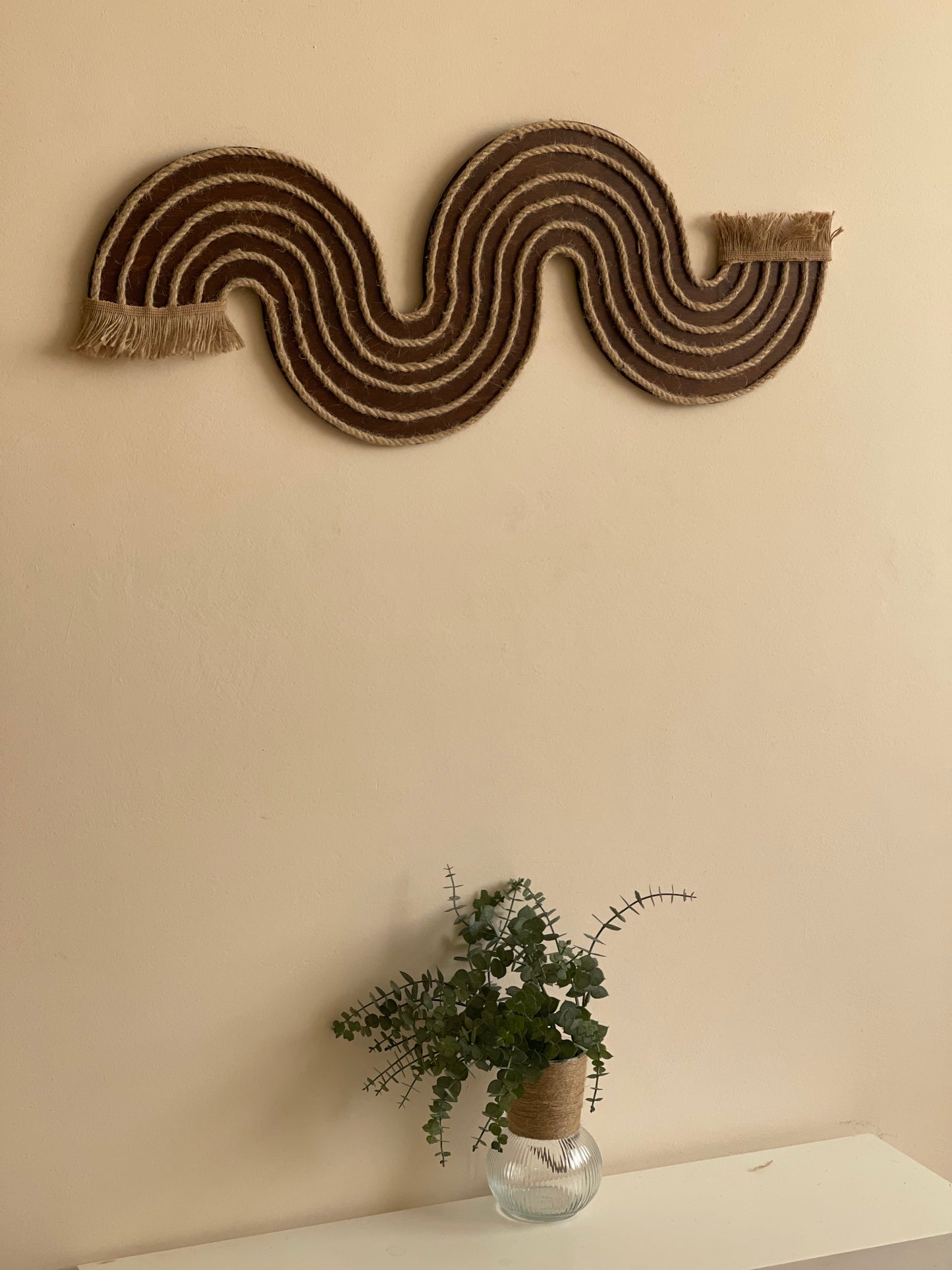 Twirls of brown