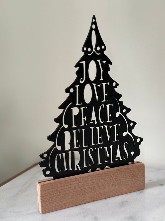 Joy & Love Christmas Tree