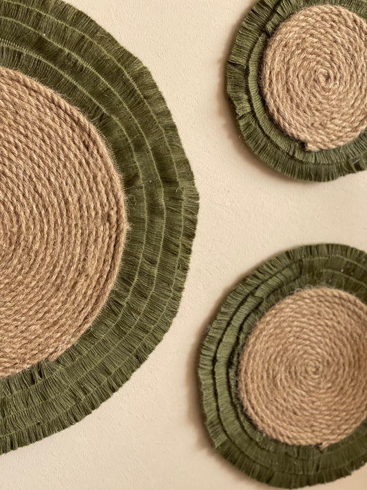 Olive & Jute twists Set