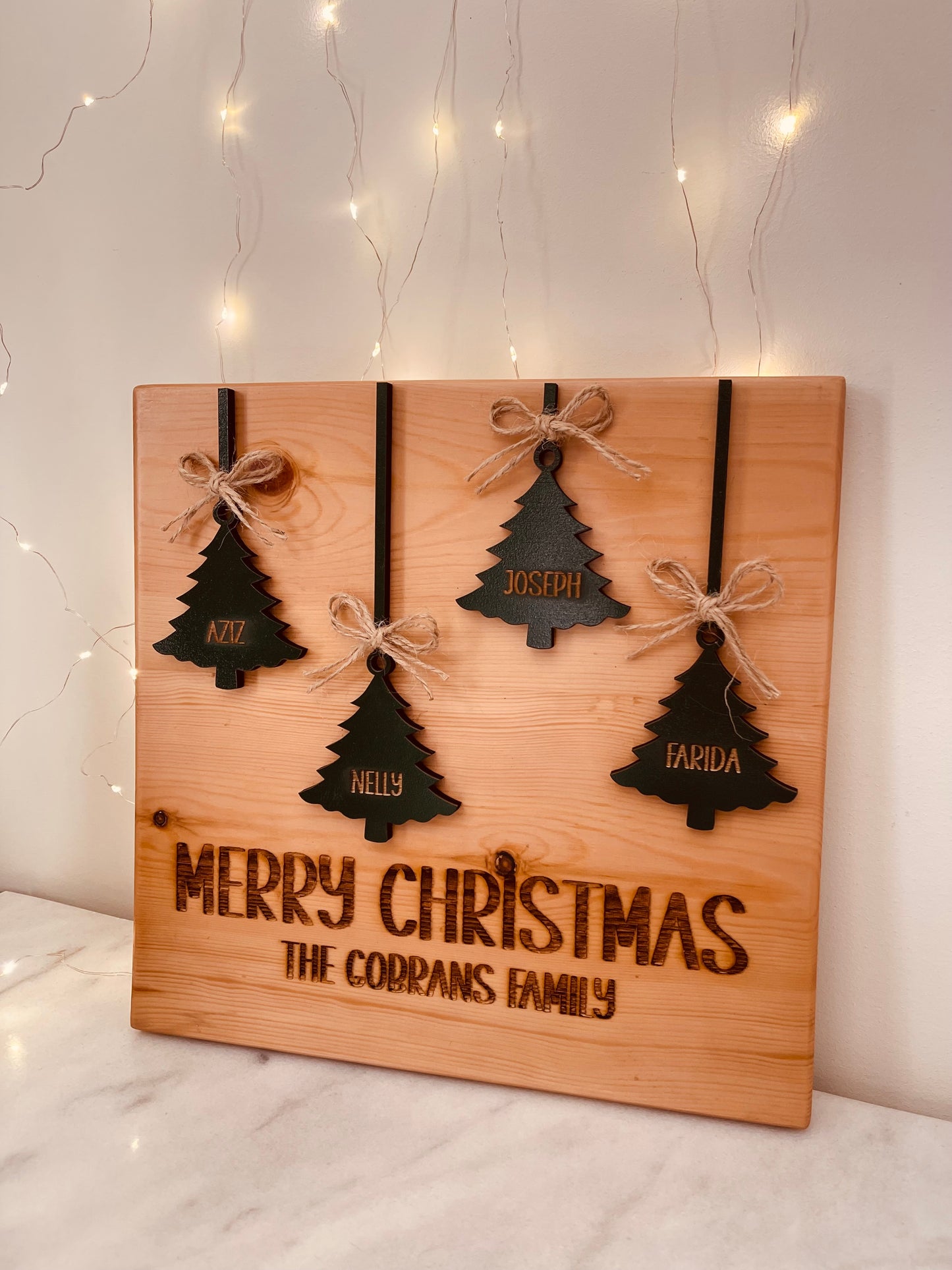 Family Trees Plaque