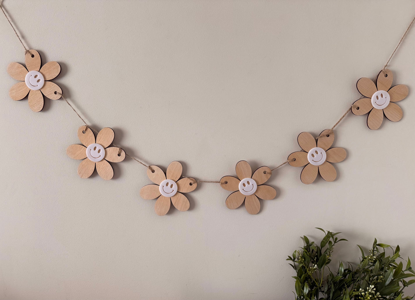 Smiley Blooms Garland