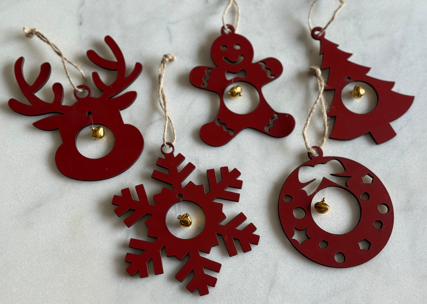 Jingle Bells Ornaments Set