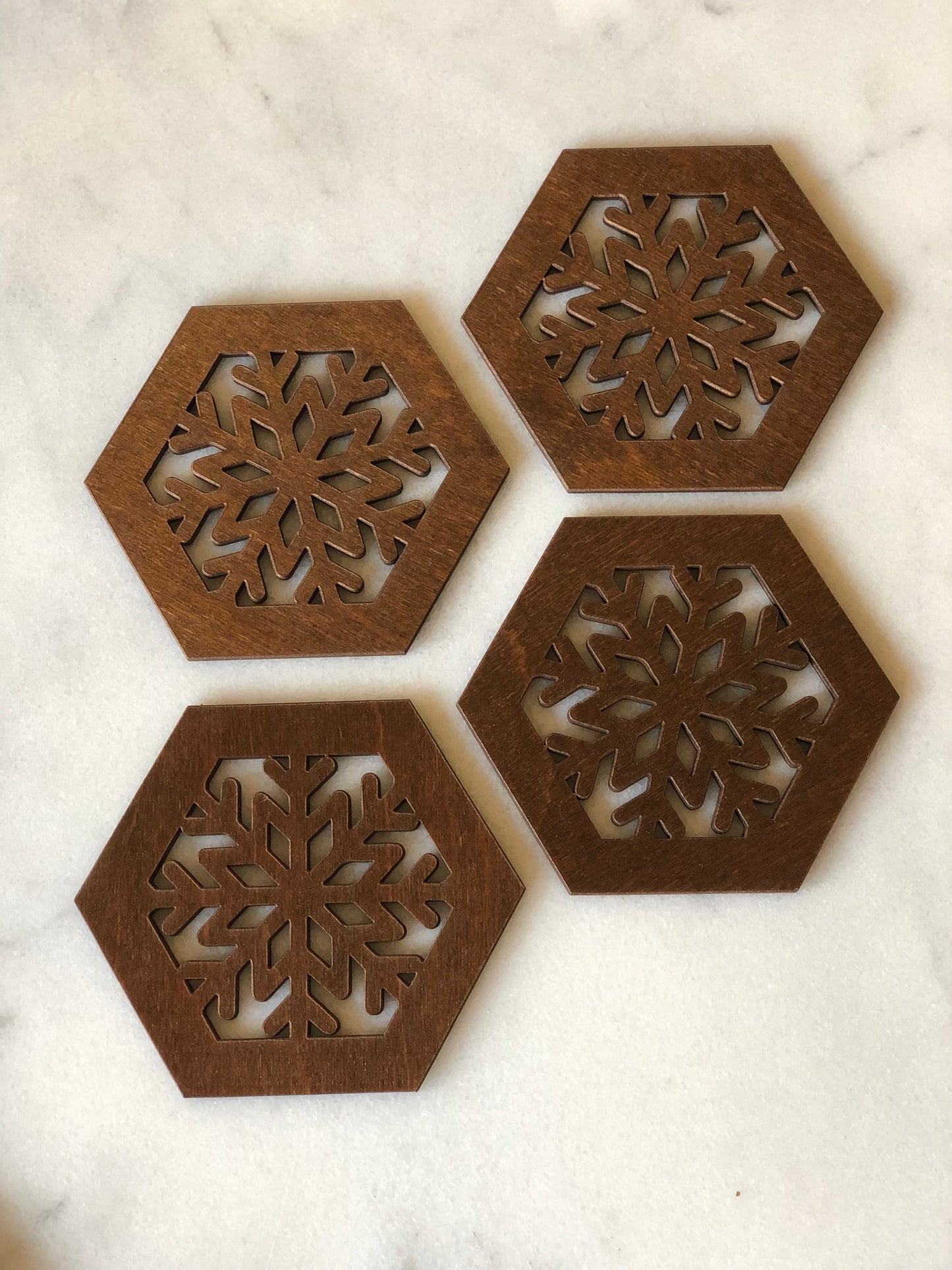 Special snowflake coasters