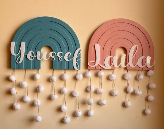 Pom-pom Rainbow Name