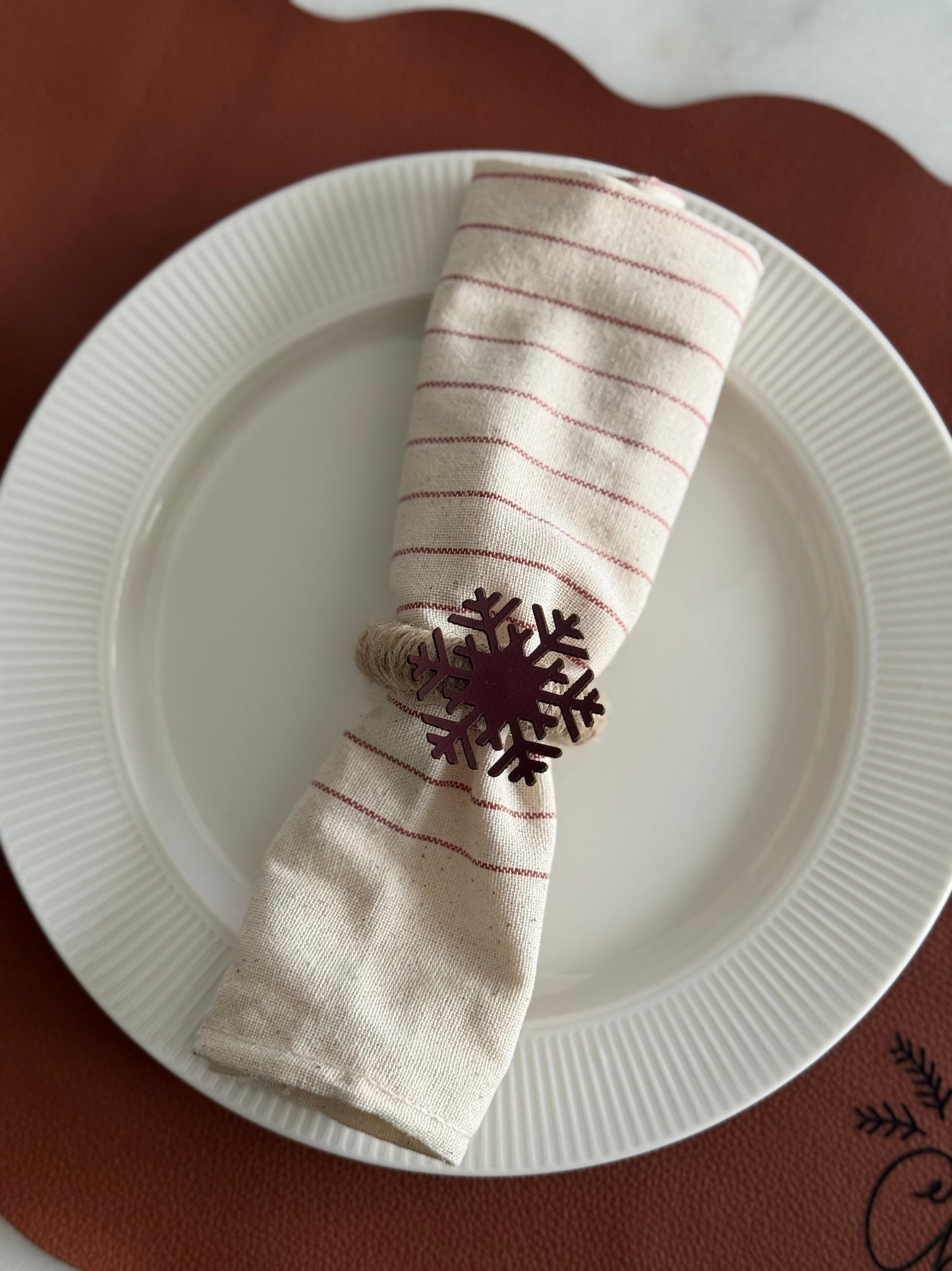 Snowflake Napkin Rings