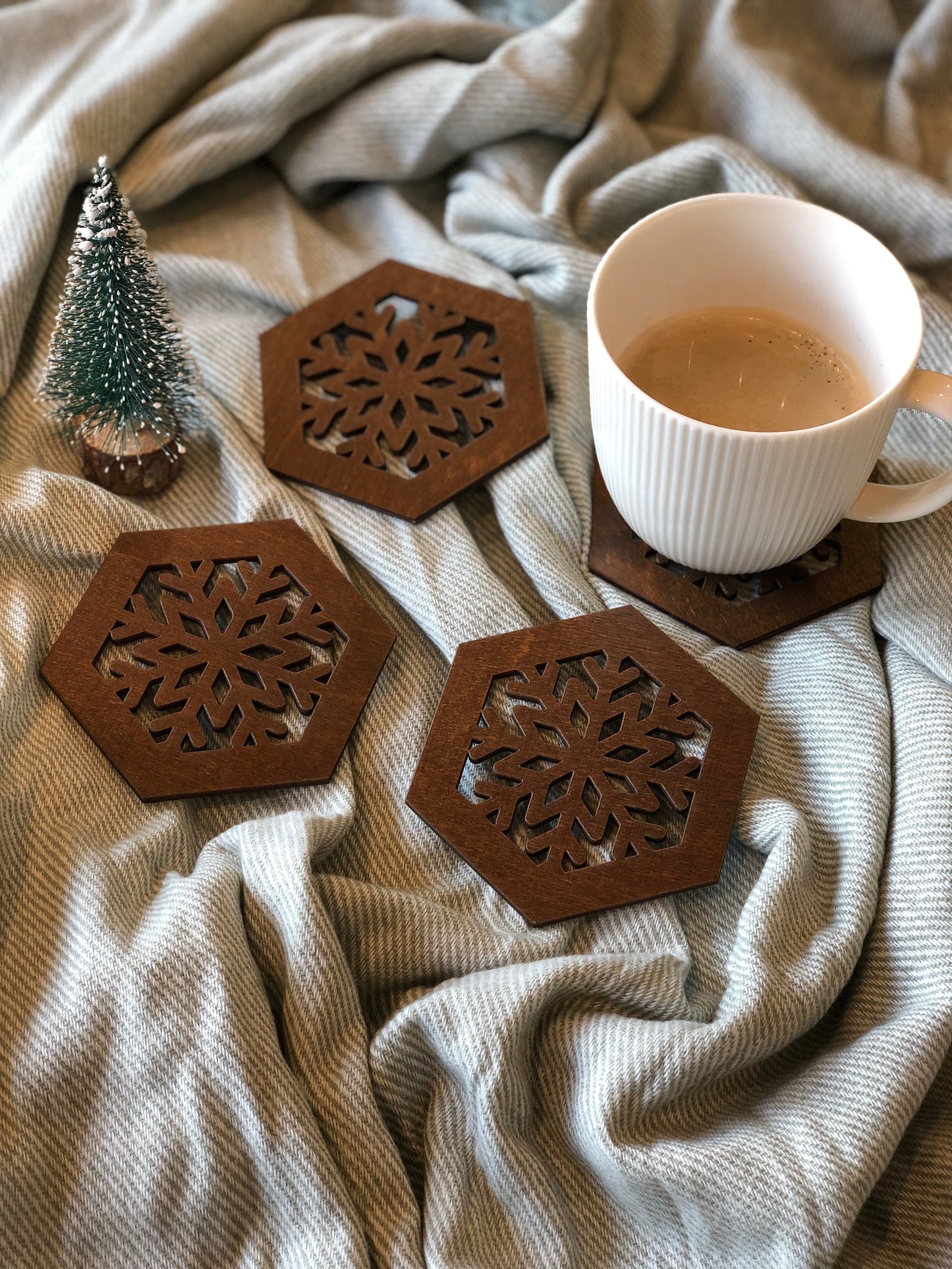 Special snowflake coasters