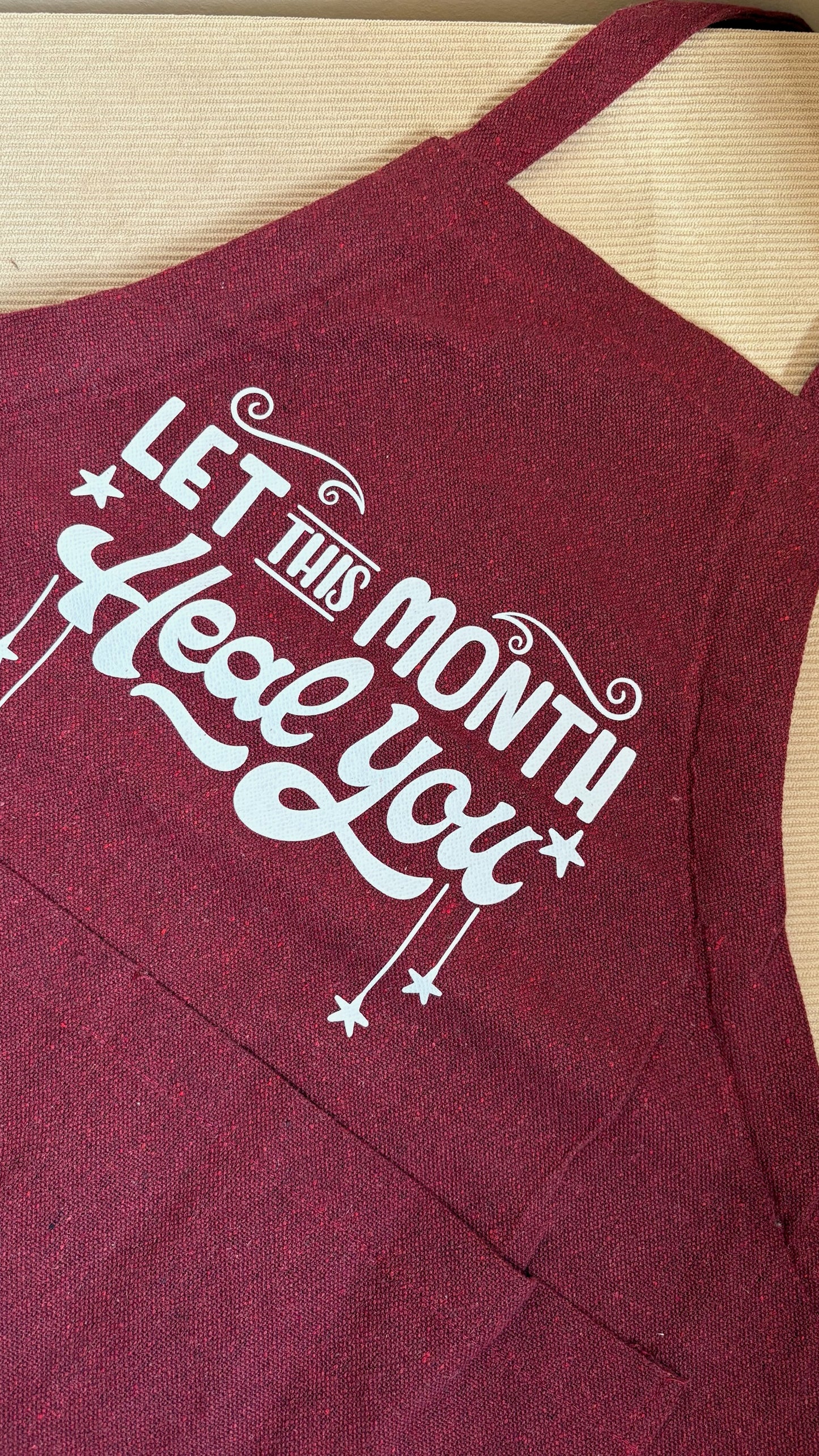 Ramadan Mubarak aprons