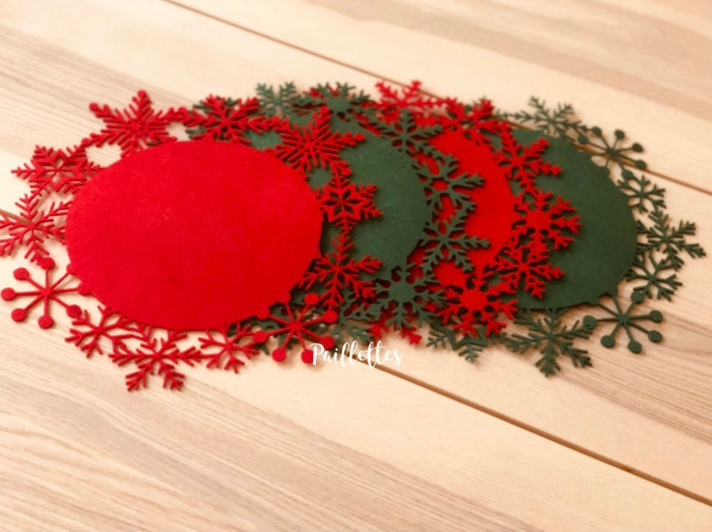 Snowflake Sparkle Placemats