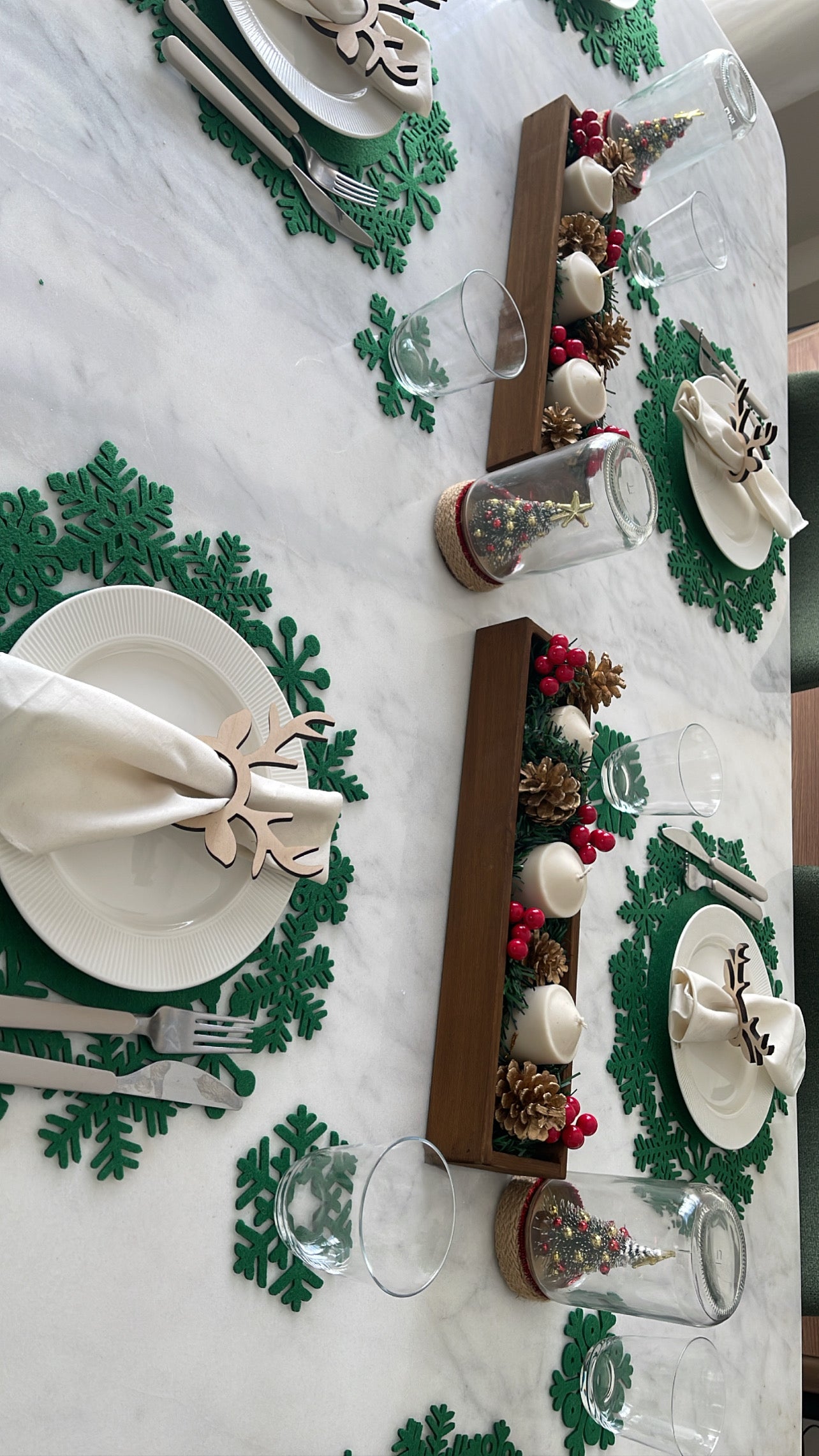 Snowflake Sparkle Placemats