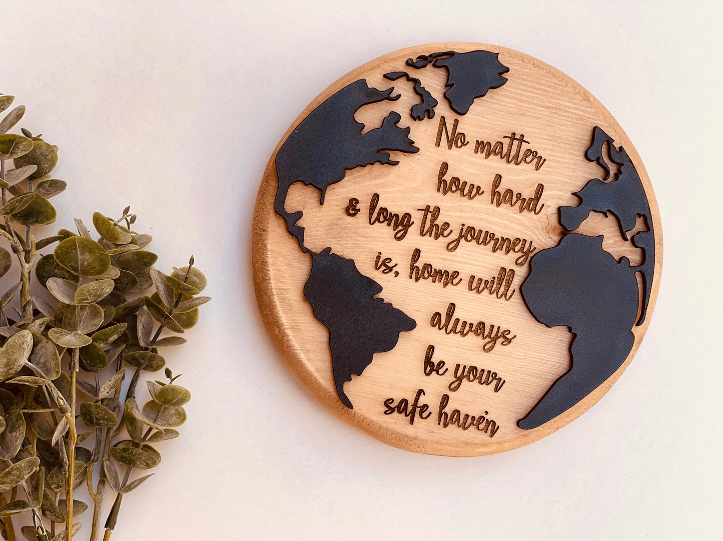 World Map Frame