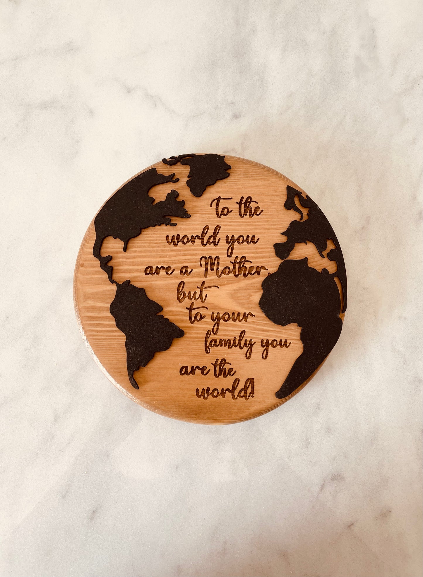 World Map Frame
