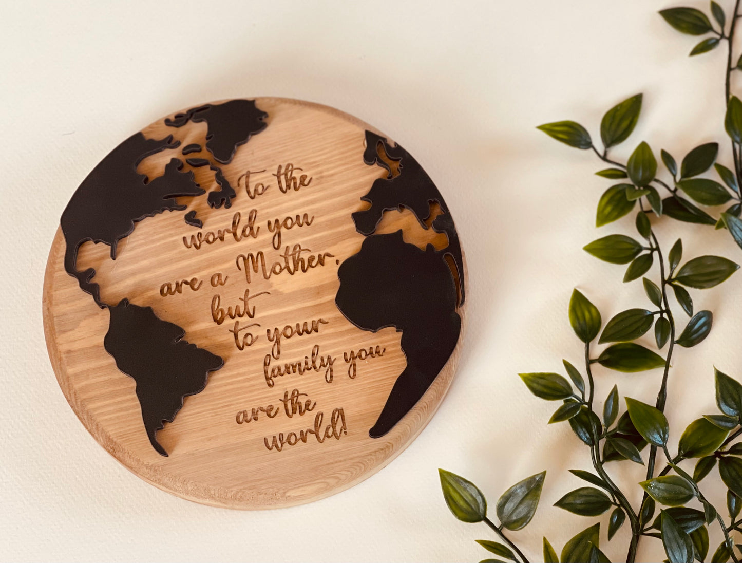World Map Frame
