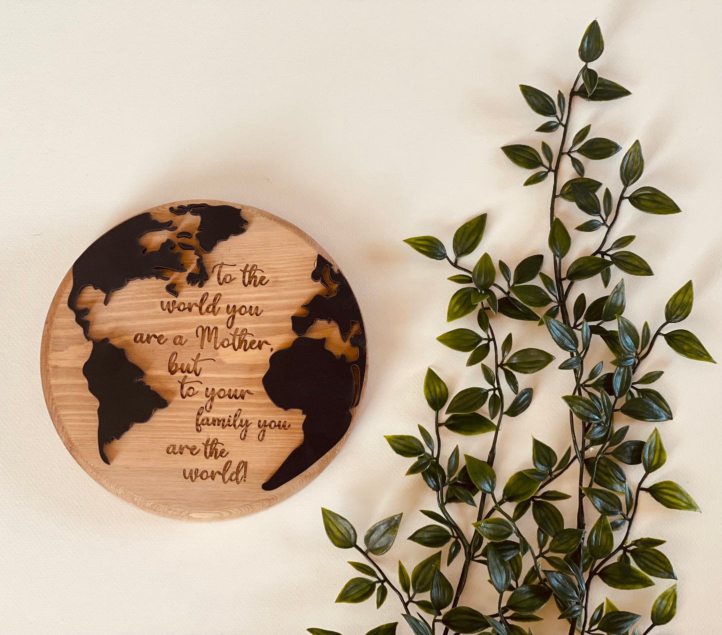 World Map Frame