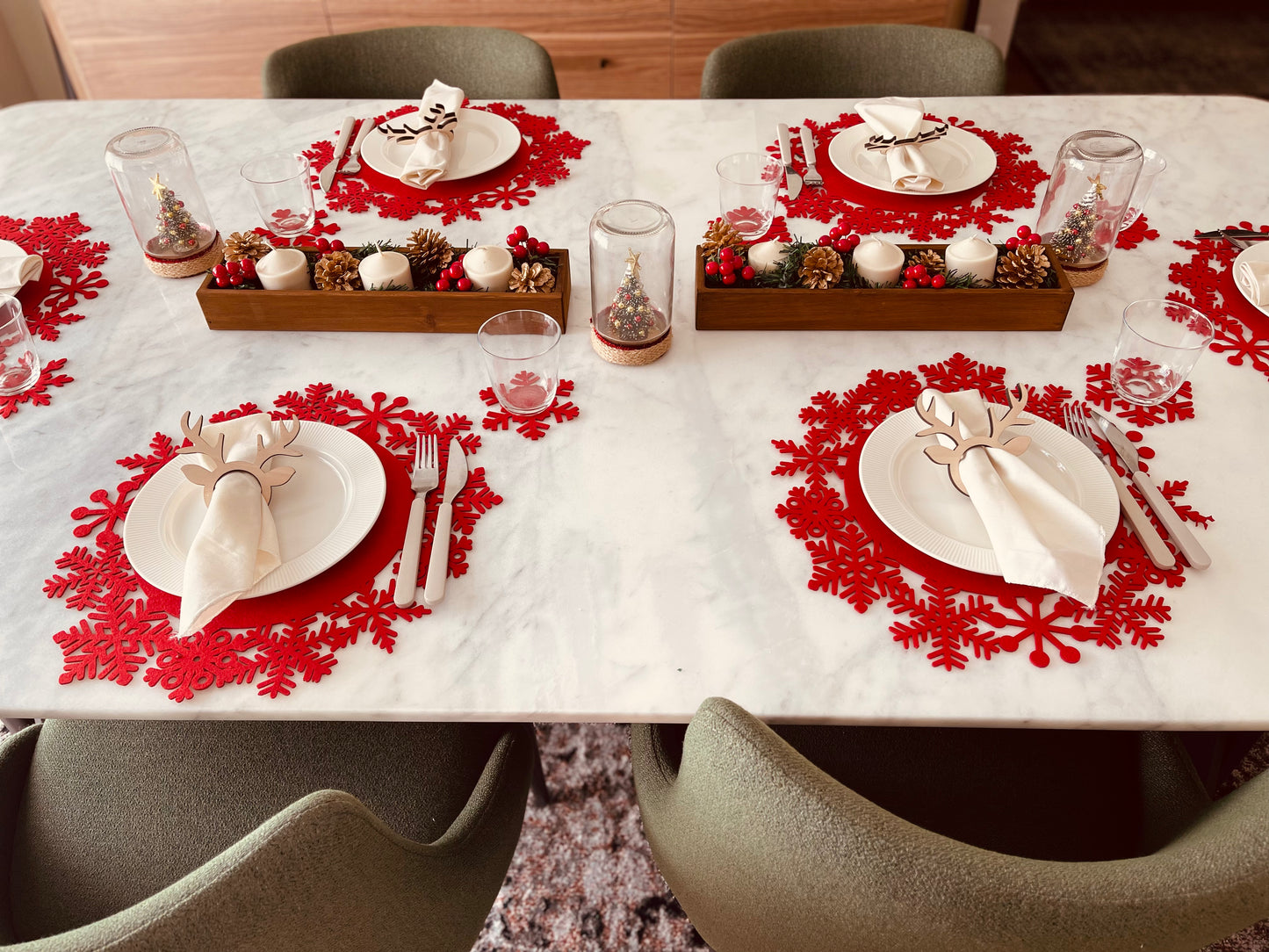 Snowflake Sparkle Placemats