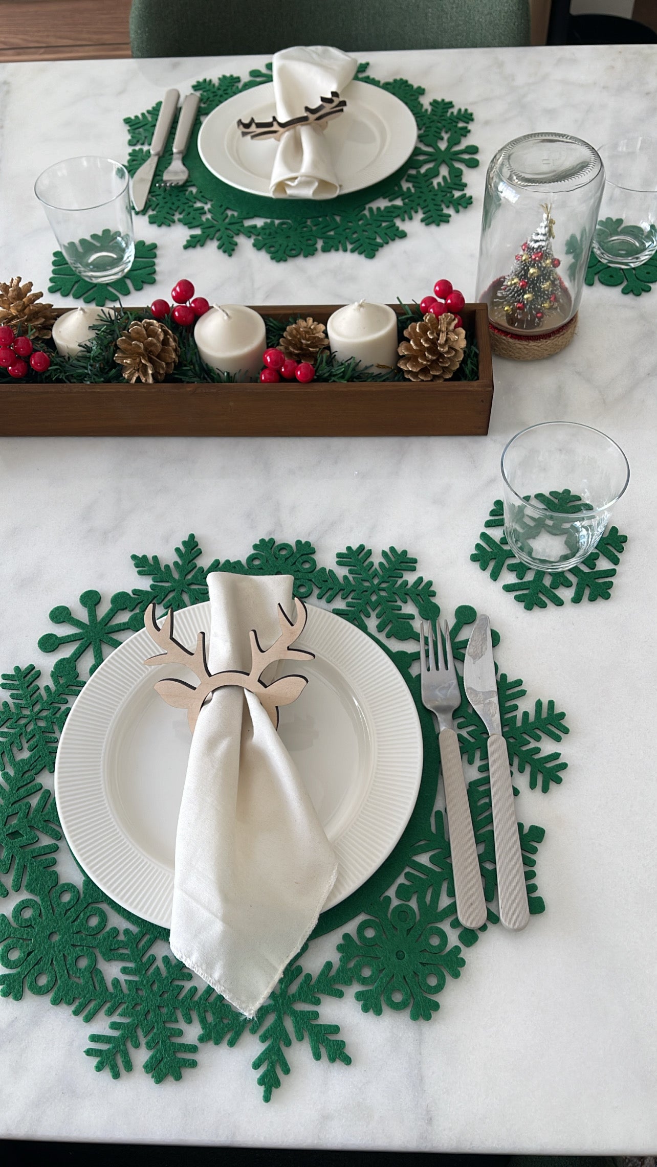 Snowflake Sparkle Placemats
