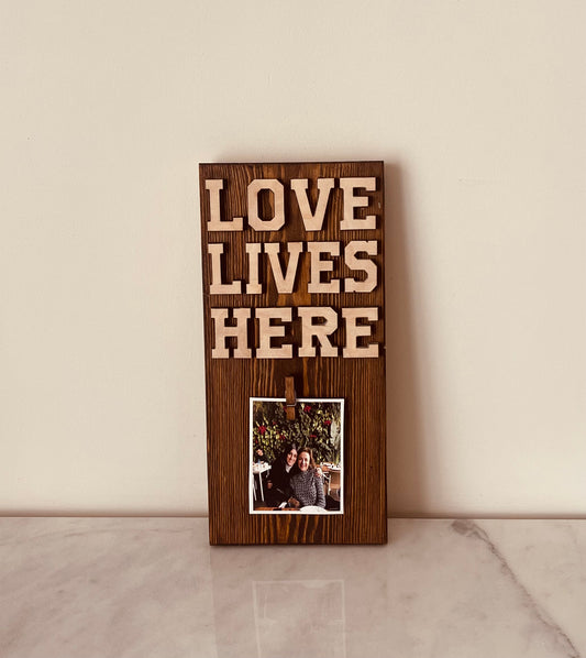 Love Lives Here frame