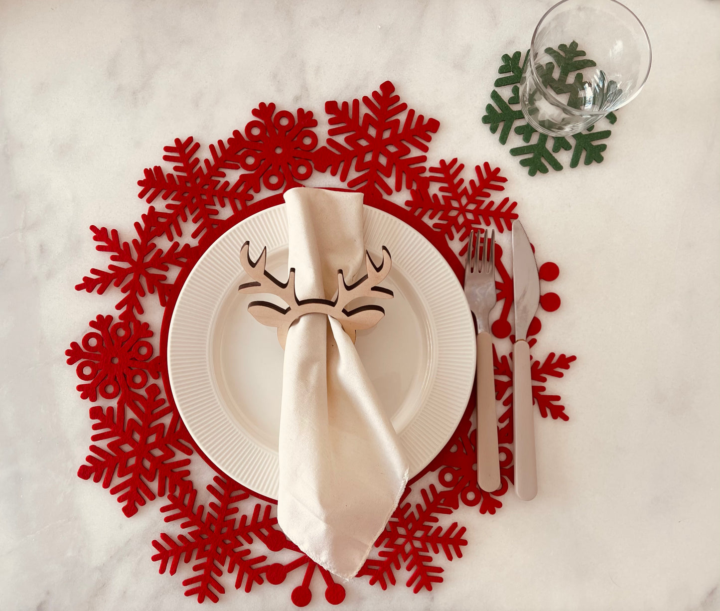 Snowflake Sparkle Placemats