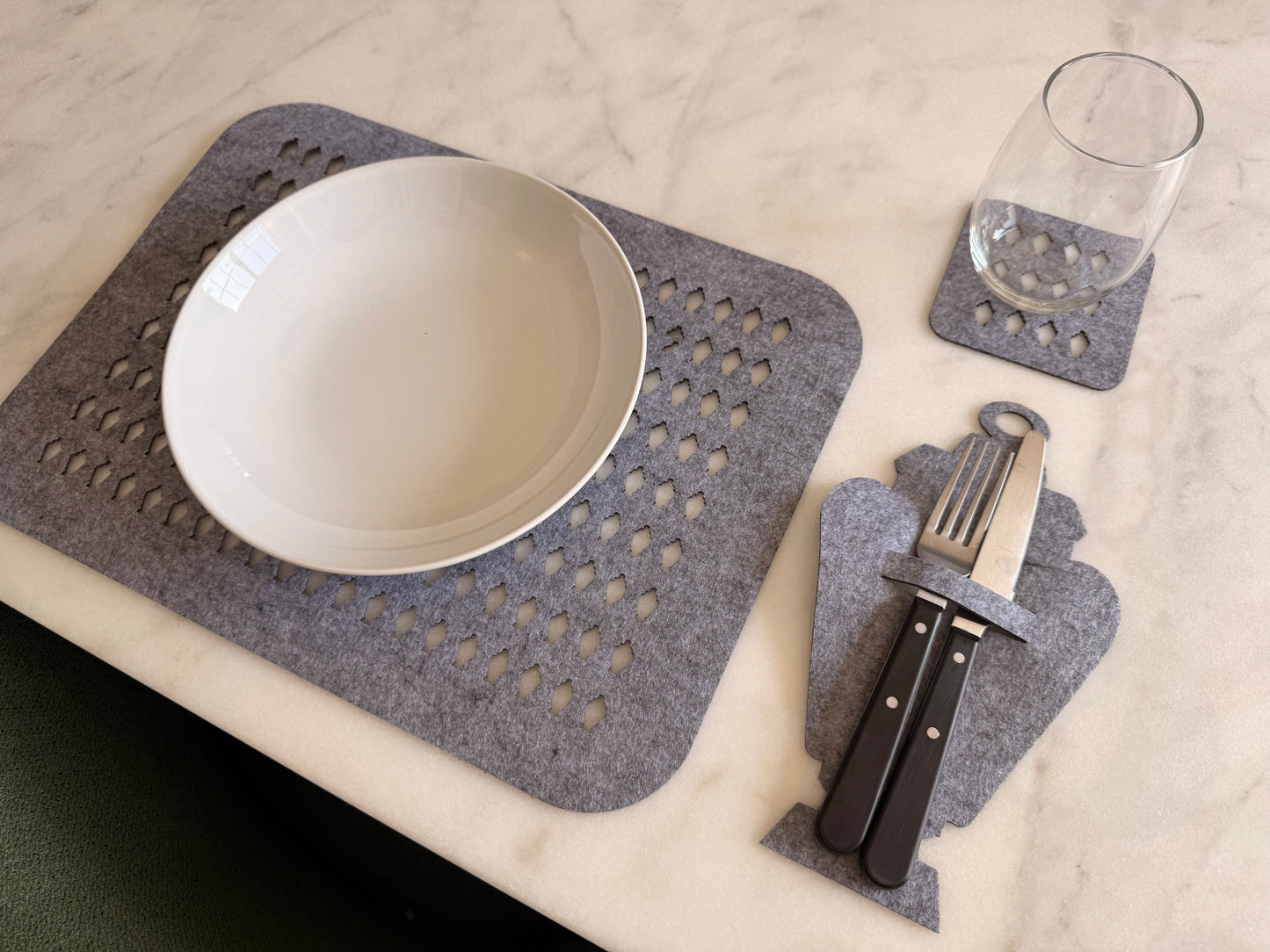 Lantern Felt Table Set