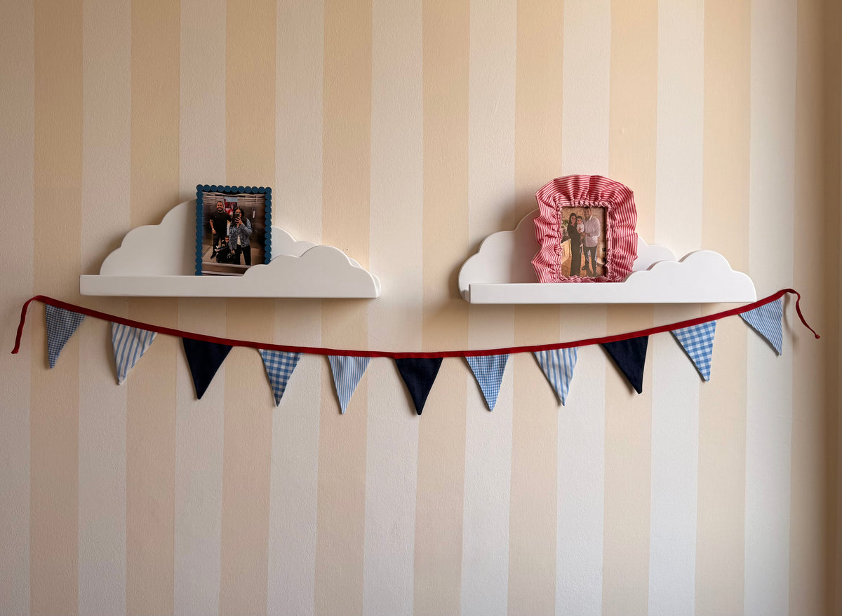 Little Bunting Garland – Handmade Fabric Wall Decor