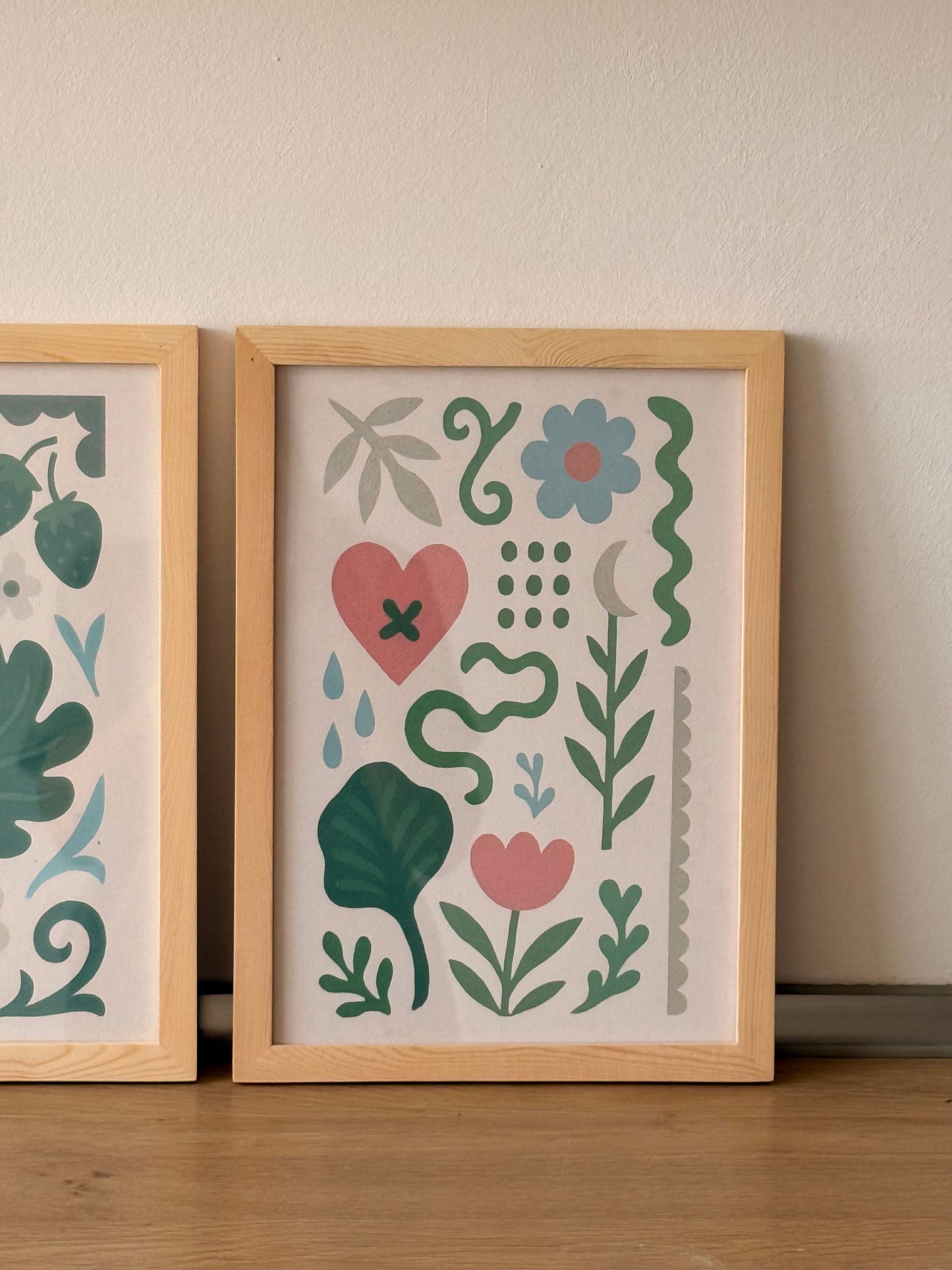 Playful Botanical Frames | Set of 3