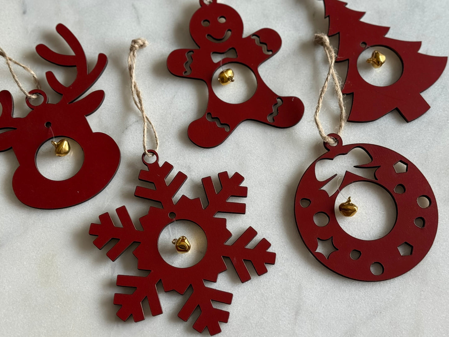 Jingle Bells Ornaments Set