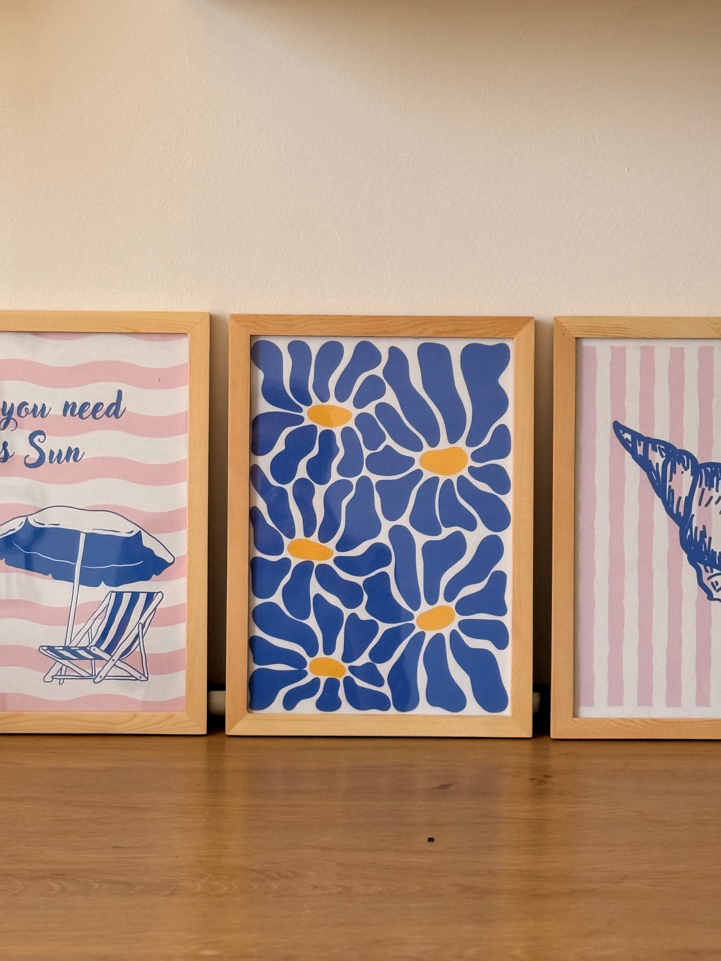 Coastal Escape Frames | Set of 3