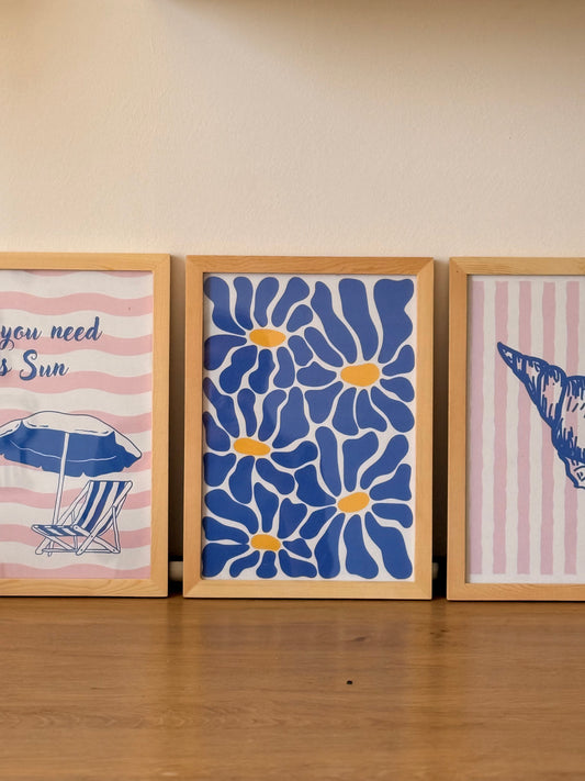 Coastal Escape Frames | Set of 3