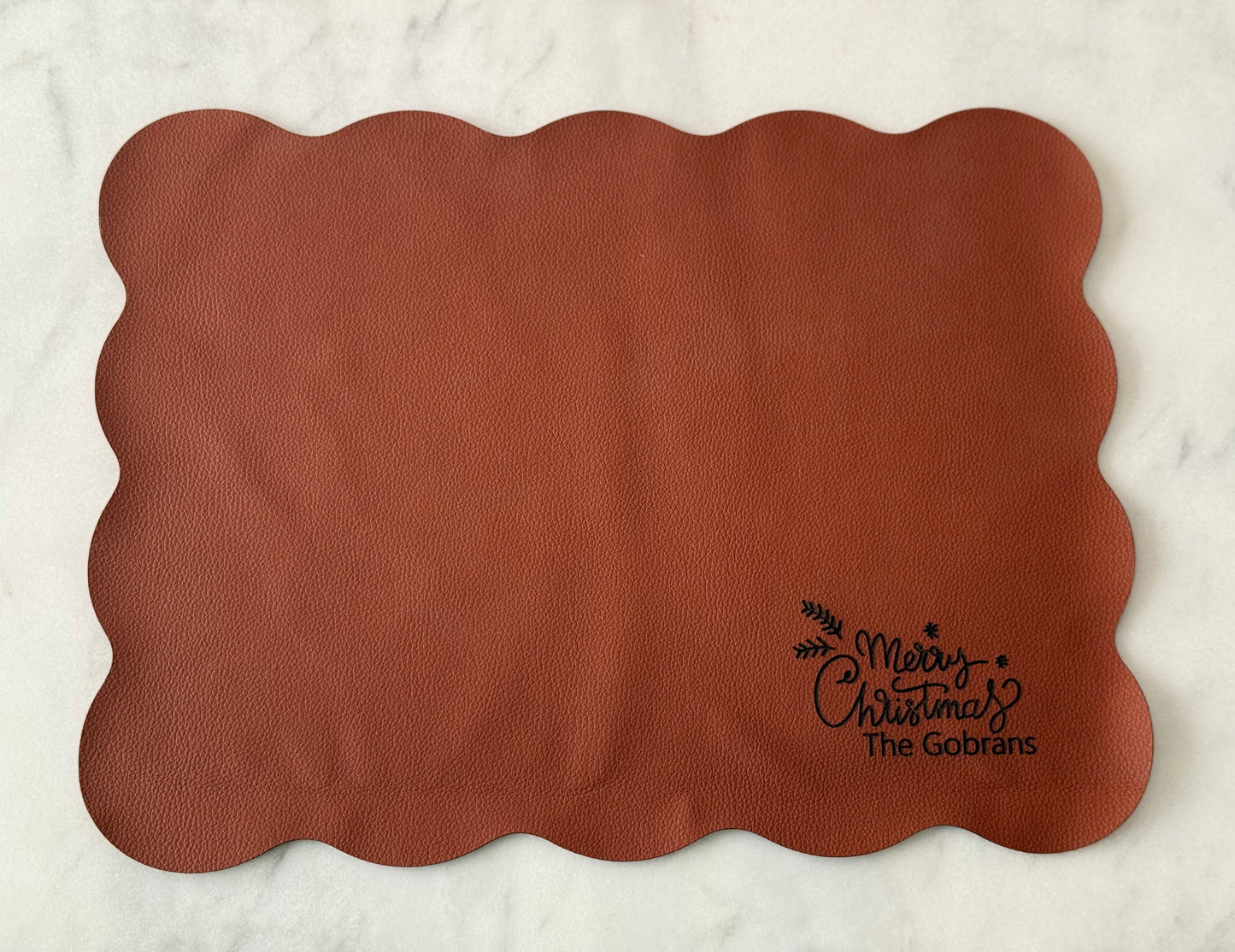 Holiday Scallop Placemats