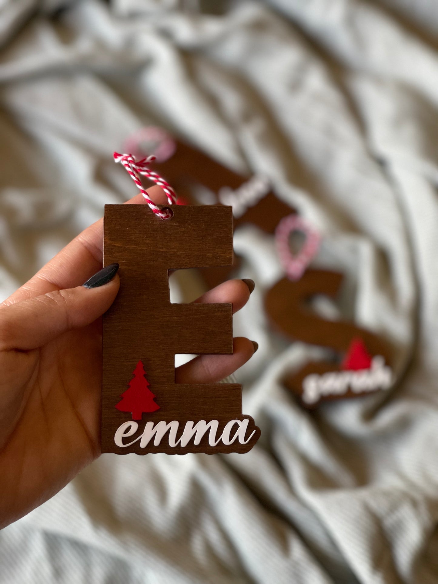 Your letter Christmas Ornament