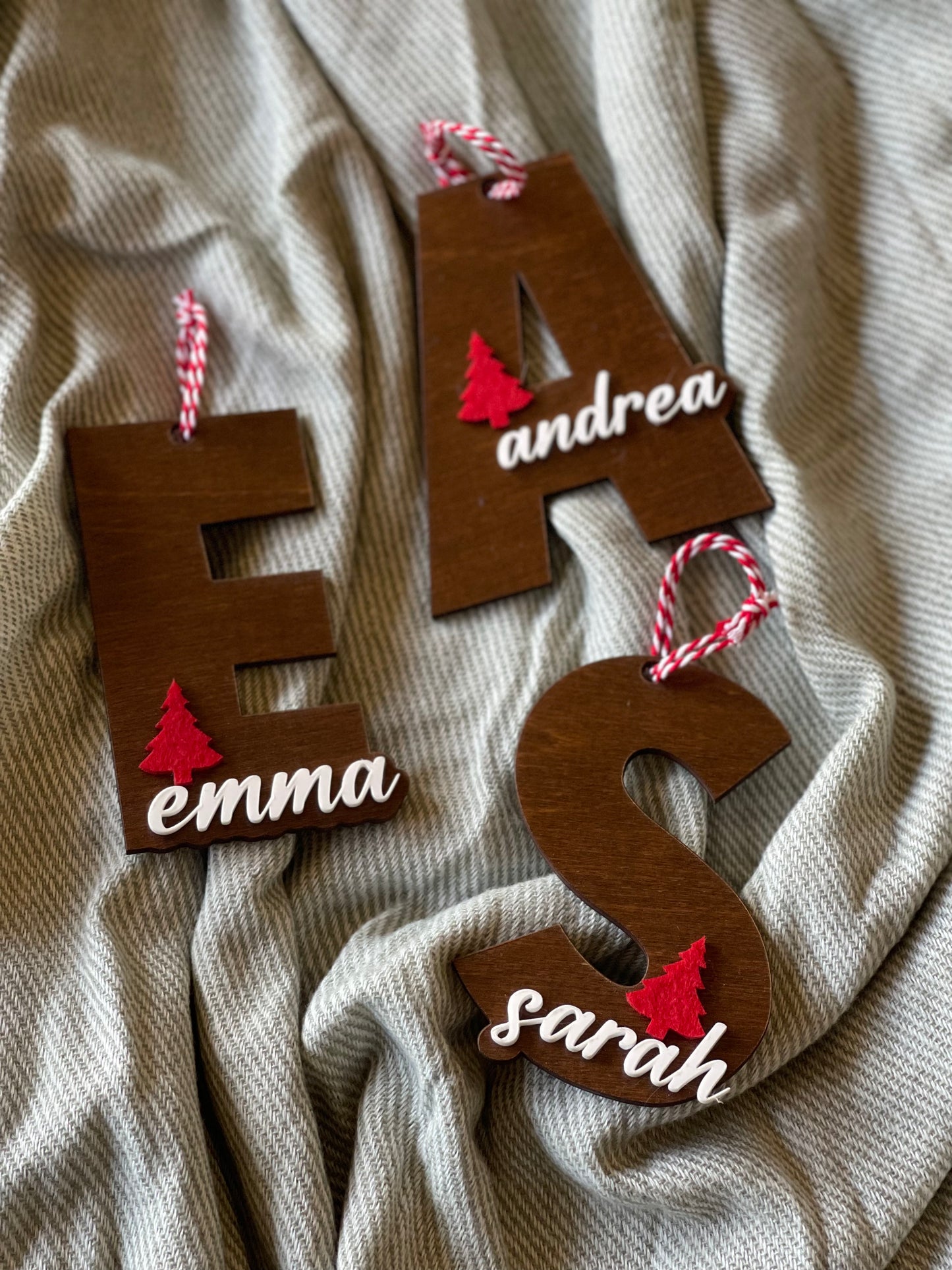 Your letter Christmas Ornament