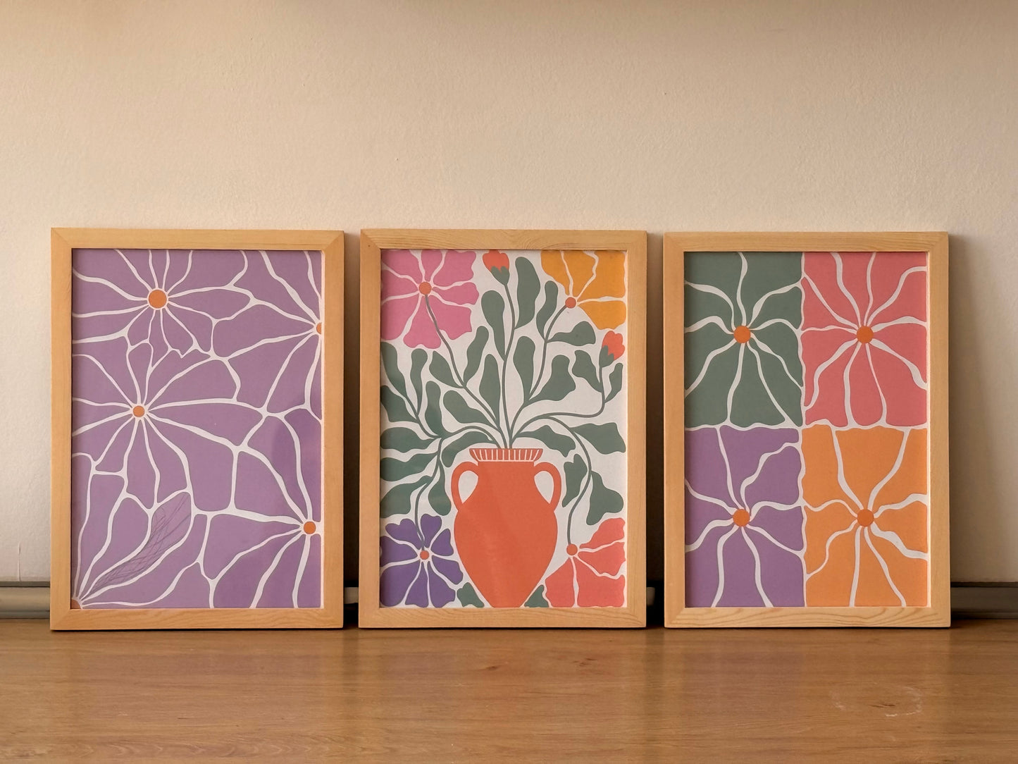 Bloom & Color Frames | Set of 3