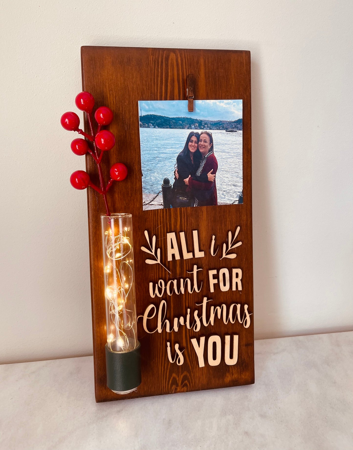 All I want for Christmas Plaque