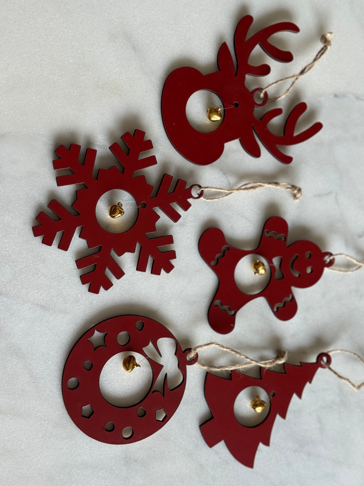 Jingle Bells Ornaments Set